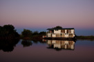 Houseboat on the Okavango. Our home for three fantastic nights